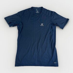 Salomon Advanced Skin Active Dry Short Sleeve T Shirt Men's Blue Read*